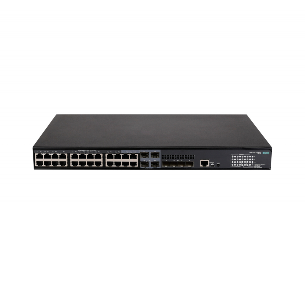 Switches | HP ENTERPRISE JL827A — Switch HPE Gigabit Ethernet FlexNetwork 5140, 24 Puertos PoE+ 10/100/1000Mbps + 4 Puertos SFP+, 128 Gbit/s, 16.384 Entradas - Administrable