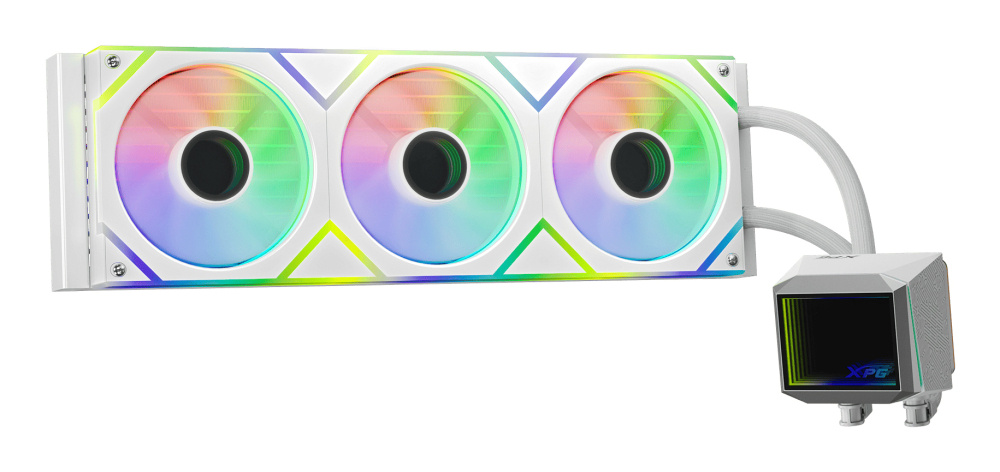 Enfriamiento Líquido | XPG LEVANTEII360-WHCWW — LEVANTE II 360 Enfriamiento Líquido para CPU, 3x 120mm, hasta 2000RPM, Blanco