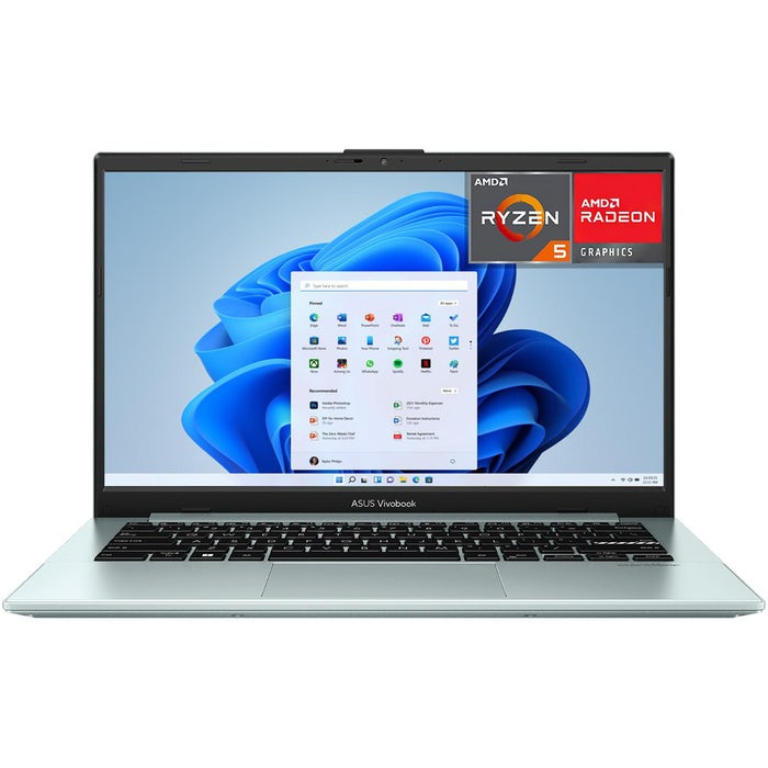 Laptops | ASUS L1404FA-NK587W — Laptop Vivobook Go 14, 14" 1920x1080 Full HD, AMD Ryzen 5 7520U, 8GB, 512GB SSD, Windows 11 Home, Español