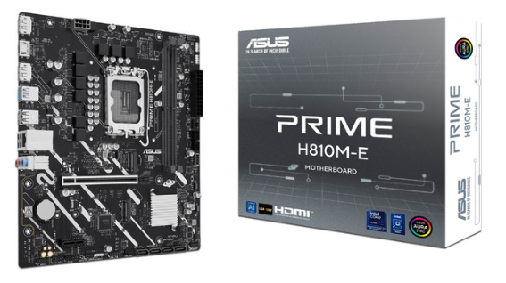 Tarjetas Madre | ASUS PRIME H810M-E — Tarjeta Madre , Micro-ATX, LGA 1851, Intel H810, 128GB DDR5, HDMI/DP para Intel