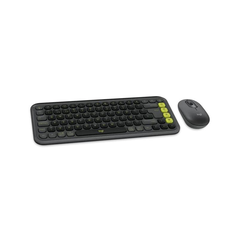 Kits de Teclado y Mouse | LOGITECH 920-013052 — Kit de Teclado y Mouse POP Icon, Inalámbrico, Bluetooth, Gris, Español