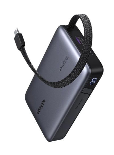 Cargadores Portátiles | UGREEN 55996B — Cargador Portátil Power Bank Nexode, 20Ah, Gris