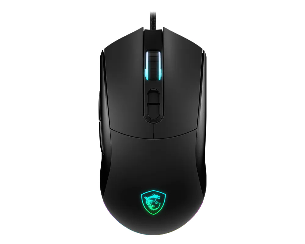 Mouse | MSI FORGE GM320 — Mouse Gamer , Alámbrico, Óptico, 12.800DPI, USB-A, Negro