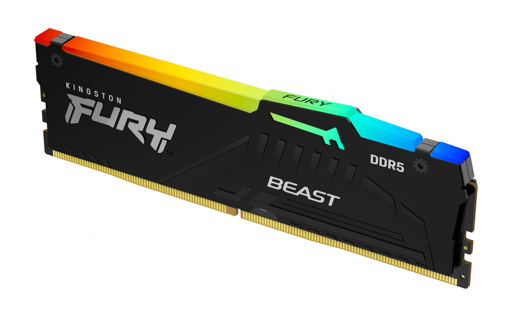 Memorias RAM para PC | KINGSTON KF556C40BBA-64 — Memoria RAM FURY BEAST RGB DDR5, 5600MHz, 64GB, CL40