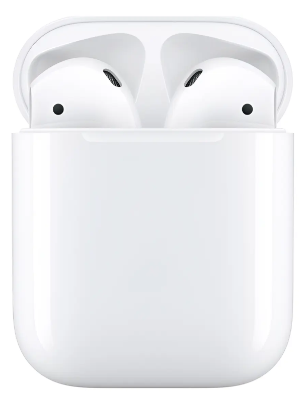 AirPods | APPLE Apple_Airpods2Gen_White-ROW — AirPods 2da. Generación, Inalámbrico, Bluetooth, Lightning, Blanco - Incluye Estuche de Carga Inalámbrico y Alámbrico