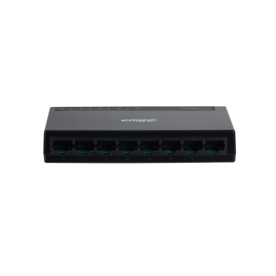 Switches | DAHUA DH-PFS3008-8GT-L — Switch Gigabit Ethernet PFS3008-8GT-L, 8 Puertos 10/100/1000Mbps, 16.000 Gbit/s, 2000 Entradas - No Administrable
