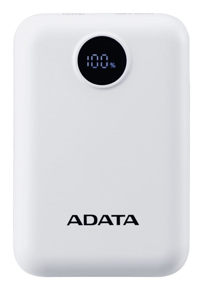 Cargadores Portátiles | ADATA PC10022-12WH — Cargador Portátil Power Bank C10022, 10.000mAh, Blanco