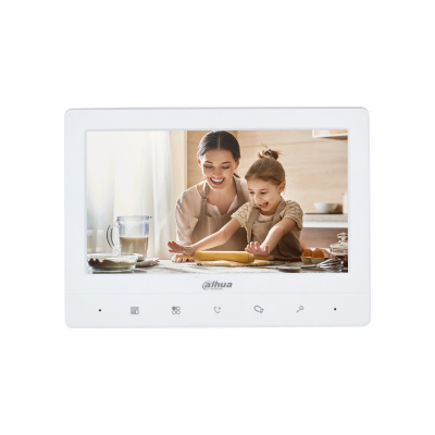 Accesorios para Videoporteros | DAHUA VTH1020J-T — Monitor para Videoportero , 7", Altavoz, Alámbrico, Blanco