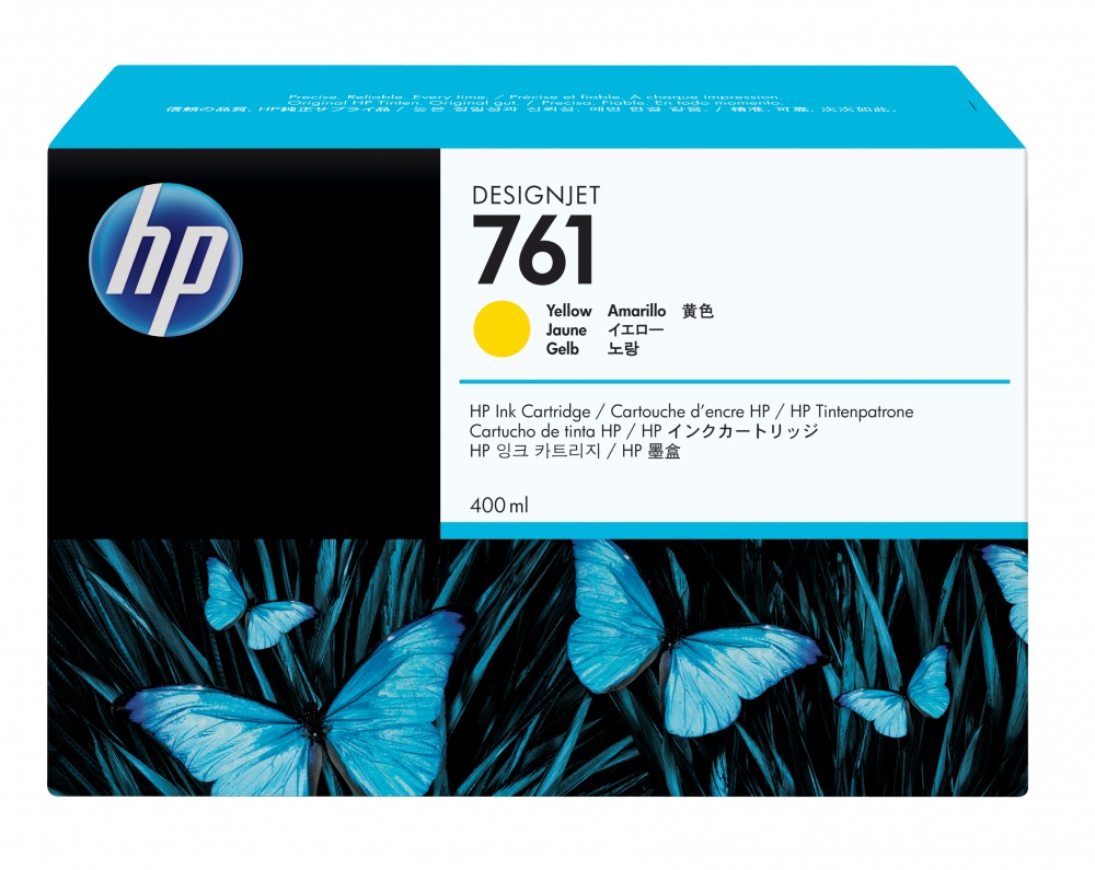 Cartuchos | HP CM992A — Cartucho 761 Amarillo Original 400ml