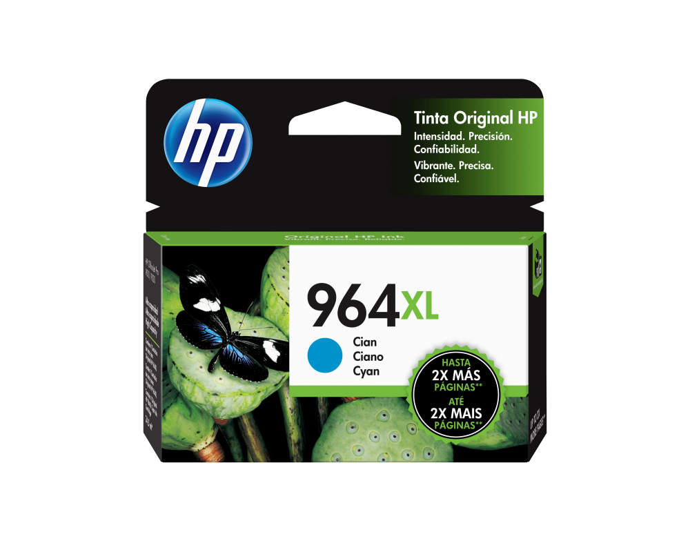 Cartuchos | HP 3JA54AL — Cartucho Alto Rendimiento Cian, 22.77ml