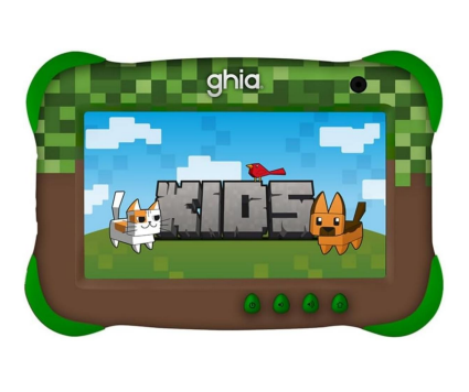Tablets | GHIA TABL-TA-0023204 — Tablet para Niños 7" 1024x600, 64GB, 4GB RAM, Android 14, Verde