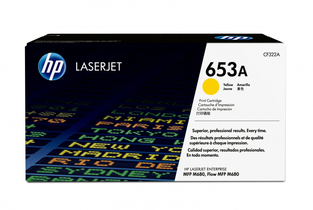Tóner | HP CF322A — Tóner 653A Amarillo, 16.500 Páginas