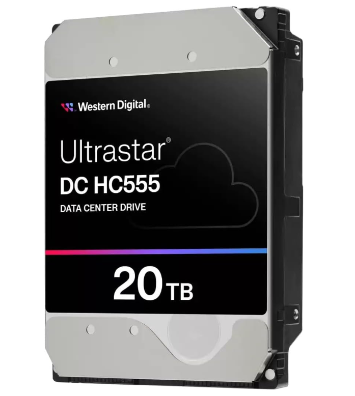 Discos Duros para Servidores | WESTERN DIGITAL 0B48724-WUH722020CLE6L4 — Disco Duro para Servidor Ultrastar HC555 3.5", 20TB, SATA III, 7200RPM, 6 Gbit/s