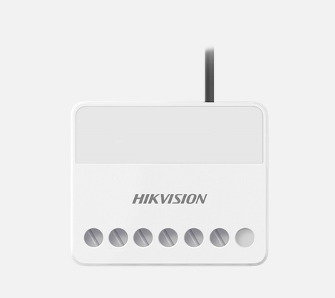 Tarjetas y Módulos | HIKVISION DS-PM1-O1L-WB — Modulo Relevador , 7 - 24V, Inalámbrico, Blanco - para Panel AX PRO