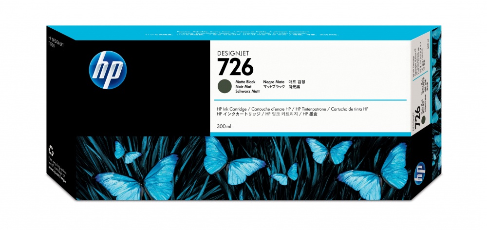 Cartuchos | HP CH575A — Cartucho 726 Negro Original 300ml