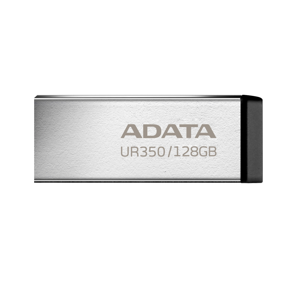 Memorias USB | ADATA UR350-128G-RSR/BK — Memoria USB UR350, 128GB, USB A 3.2, Lectura 100 MB/s, Metal