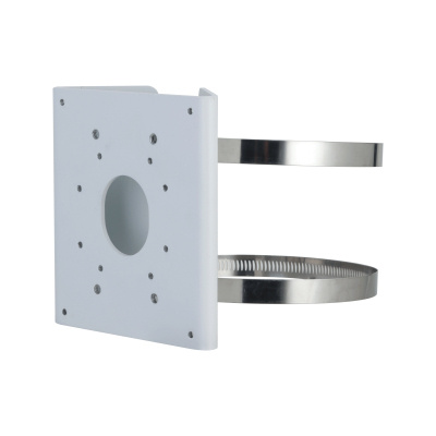 Brazos y Soportes | DAHUA DH-PFA156 — Montaje de Poste para Cámara Bullet/PTZ, hasta 5kg, Blanco