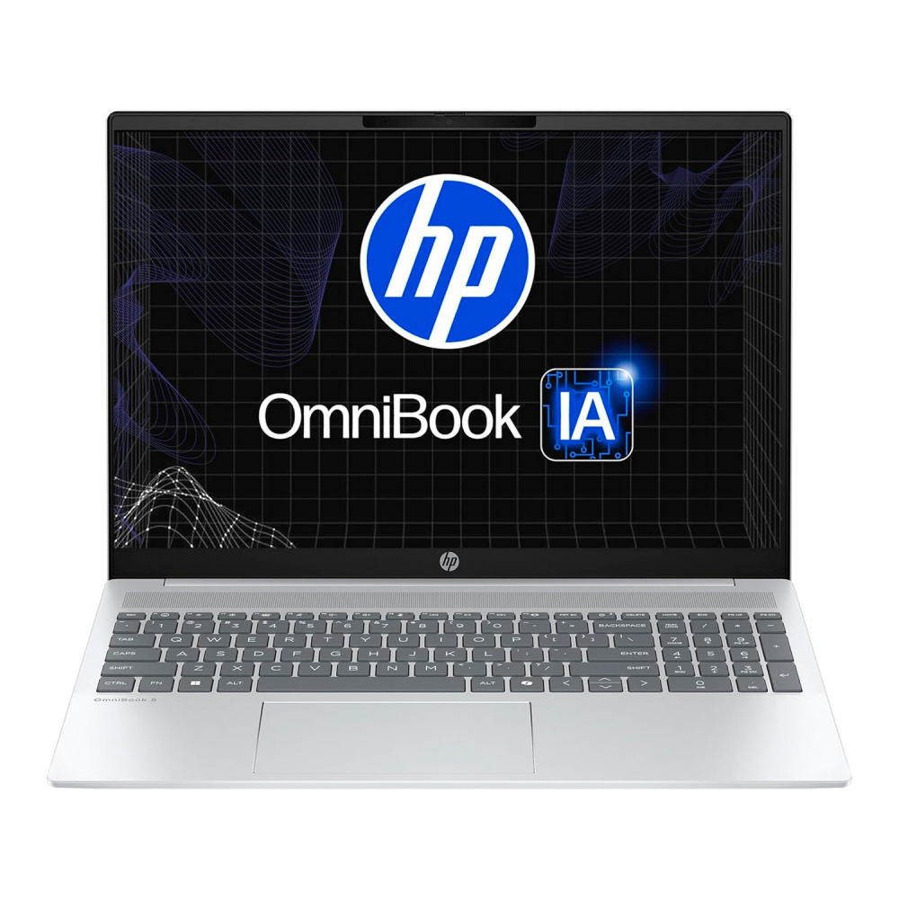Laptops | HP B5PX1UA-ROW — Laptop OmniBook 5 AI, 16" 1920x1200 Táctil, Intel Core Ultra 7 255U, 16GB, 1TB SSD, Windows 11 Home, Inglés
