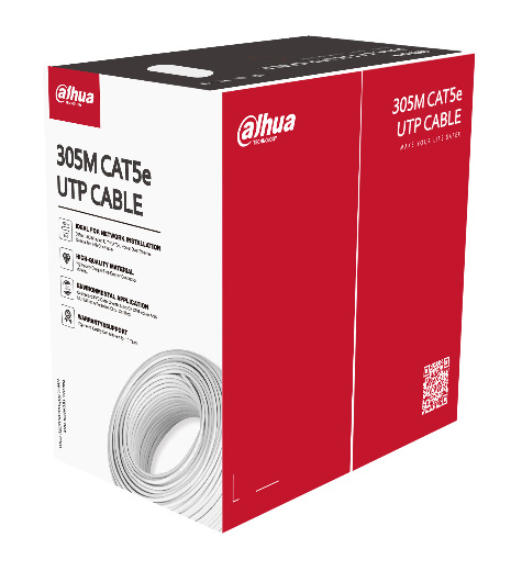 Bobinas de Cable Ethernet | DAHUA DH-PFM920I-5EUN-C-V2 — Bobina de Cable Ethernet Cat5e, UTP, 305 Metros