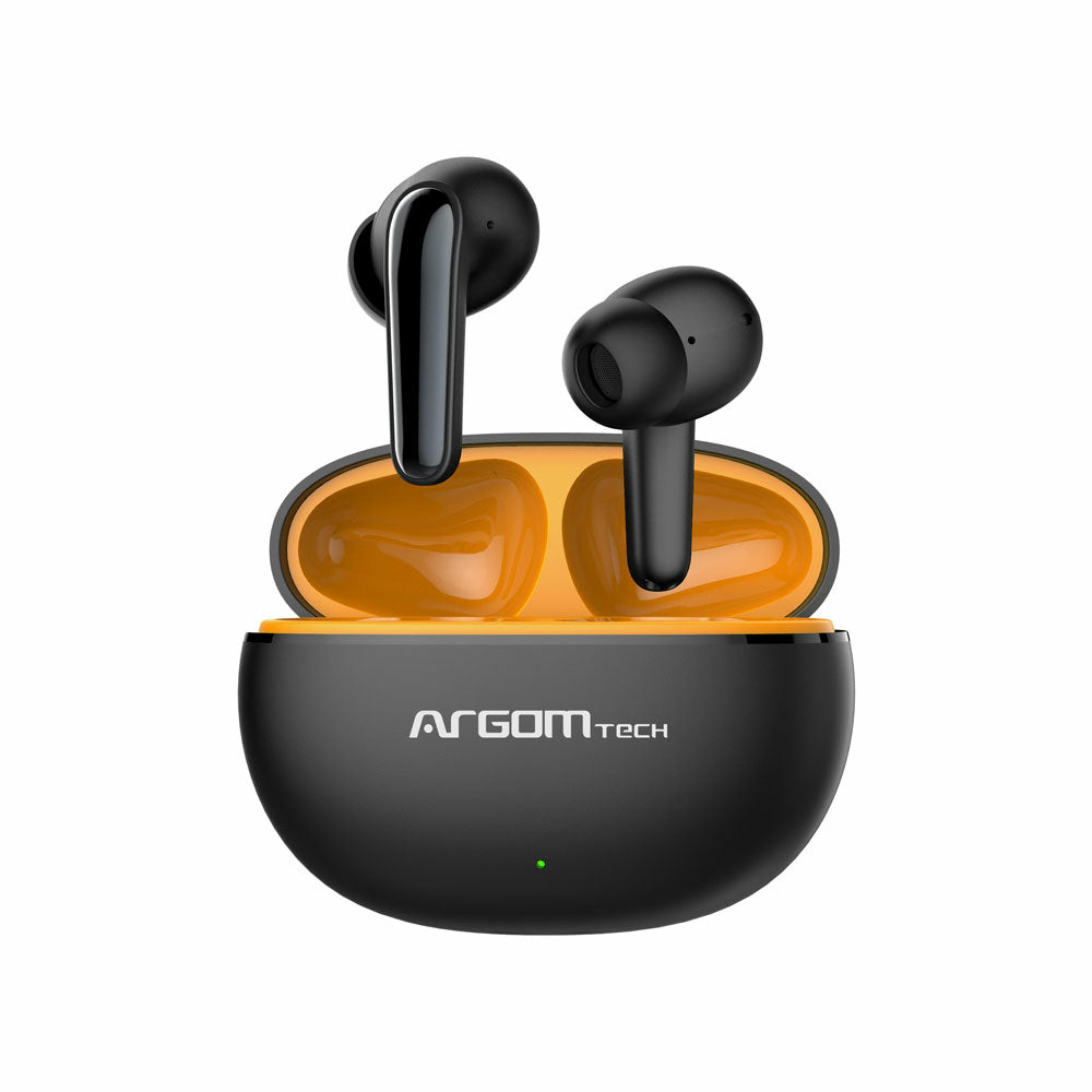Audífonos Intrauriculares | ARGOMTECH ARG-HS-5020BK — Audífonos Intrauriculares con Micrófono Skeipods E20, Bluetooth, Inalámbrico, Negro