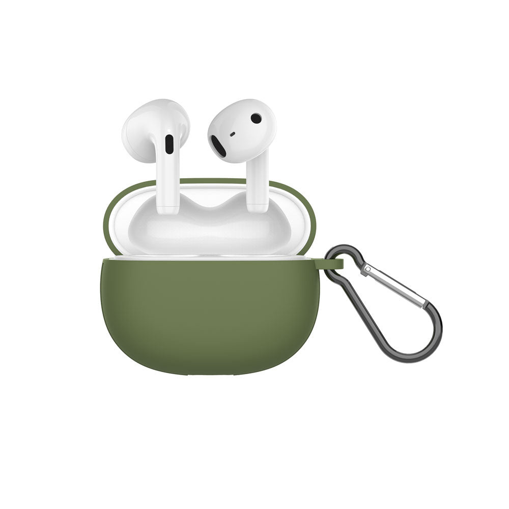 Audífonos Intrauriculares | ARGOMTECH ARG-HS-5055GN — Audífonos Intrauriculares con Micrófono Skeipods E55, Bluetooth, Inalámbrico, Blanco/Verde