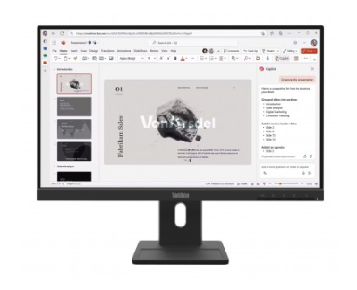 Monitores | LENOVO 198158436205 — Monitor ThinkVision E22-40 LCD VA 21.5", 1920x1080 Full HD, 75Hz, HDMI/DisplayPort, Negro