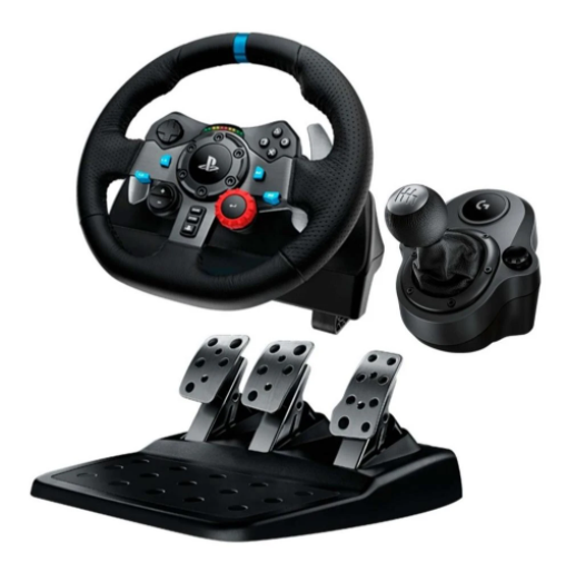 Volantes para Simulador | LOGITECH G29SHI-028 — Volante + Pedales G29, PC/PlayStation 3/PlayStation 4
