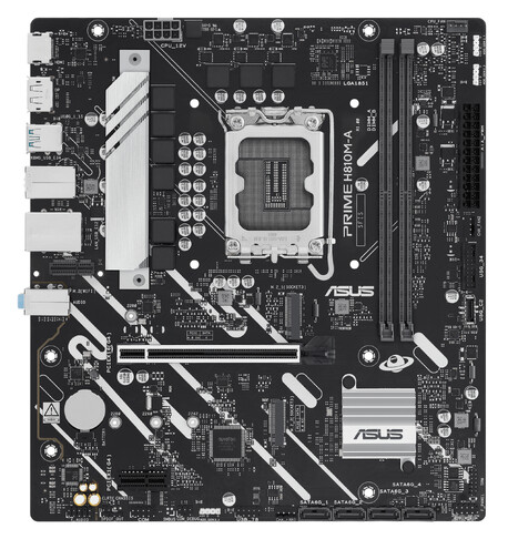 Tarjetas Madre | ASUS PRIME H810M-A-CSM — Tarjeta Madre , Micro-ATX, LGA 1851, Intel H810, 128GB DDR5, HDMI/DP para Intel