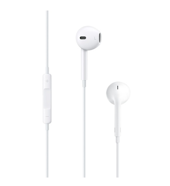 AirPods | APPLE MNHF2AM/A — EarPods con Control Remoto, Alámbrico, 3.5mm, Blanco