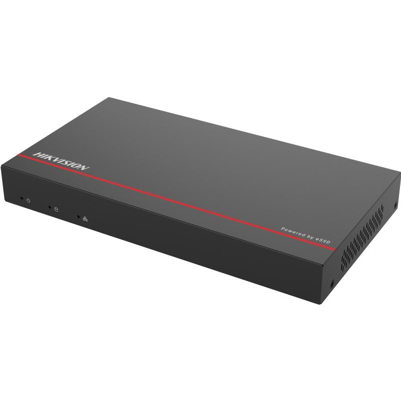 Grabadoras de Video en Red (NVR) | HIKVISION DS-E08NI-Q1/8P/1T — NVR de 8 Canales para 1 Discos Duros, 2 x USB 2.0, 9 x RJ-45