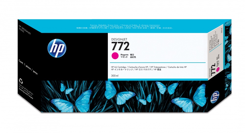 Cartuchos | HP CN629A — Cartucho 772 Magenta Original 300ml