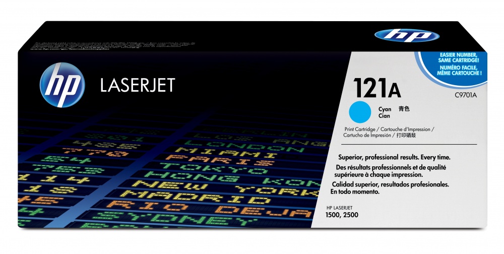 Tóner | HP C9701A — Tóner 121A Cyan Cian, 4.000 Páginas