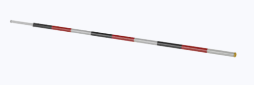 Accesorios para Barreras Vehiculares | HIKVISION 307500804 — Brazo Tubular para Control de Acceso Vehicular , 4 Metros, Fibra de carbono