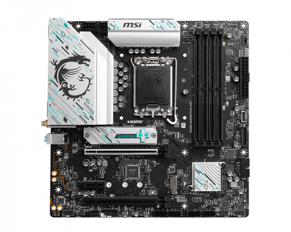 Tarjetas Madre | MSI B760M GAMING PLUS WIFI — Tarjeta Madre , Micro-ATX, LGA 1700, Intel B760, 192GB DDR5, HDMI/DP para Intel