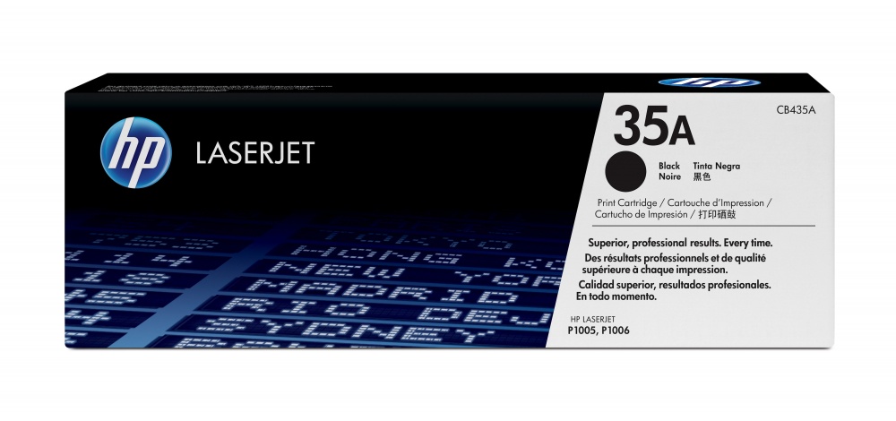 Tóner | HP CB435A — Tóner 35A Negro Negro, 1.500 Páginas
